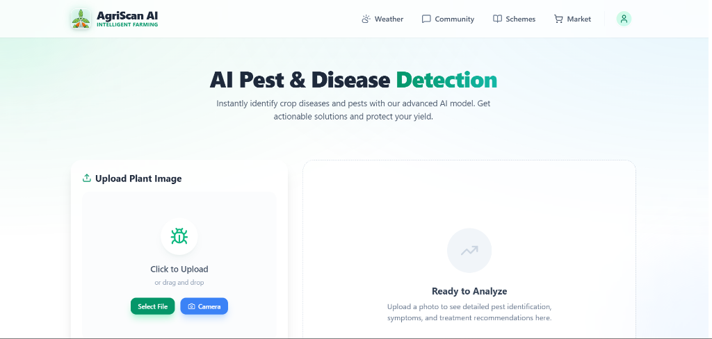 KishanMitra — AI Farmer Assistant screenshot