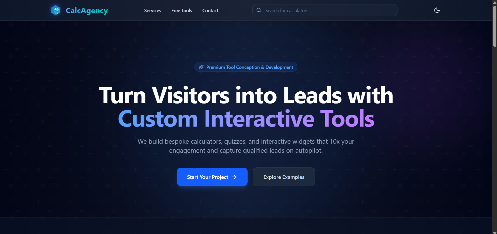 CalcWorld — screenshot
